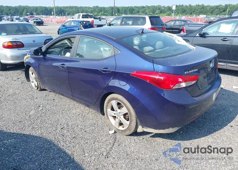 2013 Hyundai Elantra Gls/Limited из США, поврежденный, VIN 5NPDH4AE9DH277914